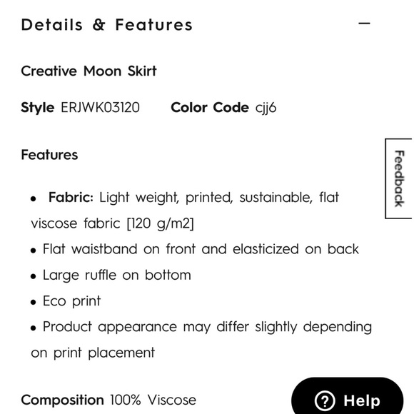 NWT Roxy Creative Moon Skirt - Picture 9 of 10